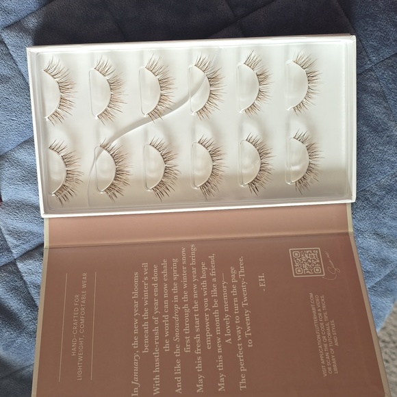 Flutterhabit Snowdrop Eyelashes Eyelash Extensions - BNIB Brown Brunette - Picture 3 of 4